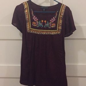 Embroidered 2xl forever blouse!
